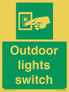 Outdoor lights switch